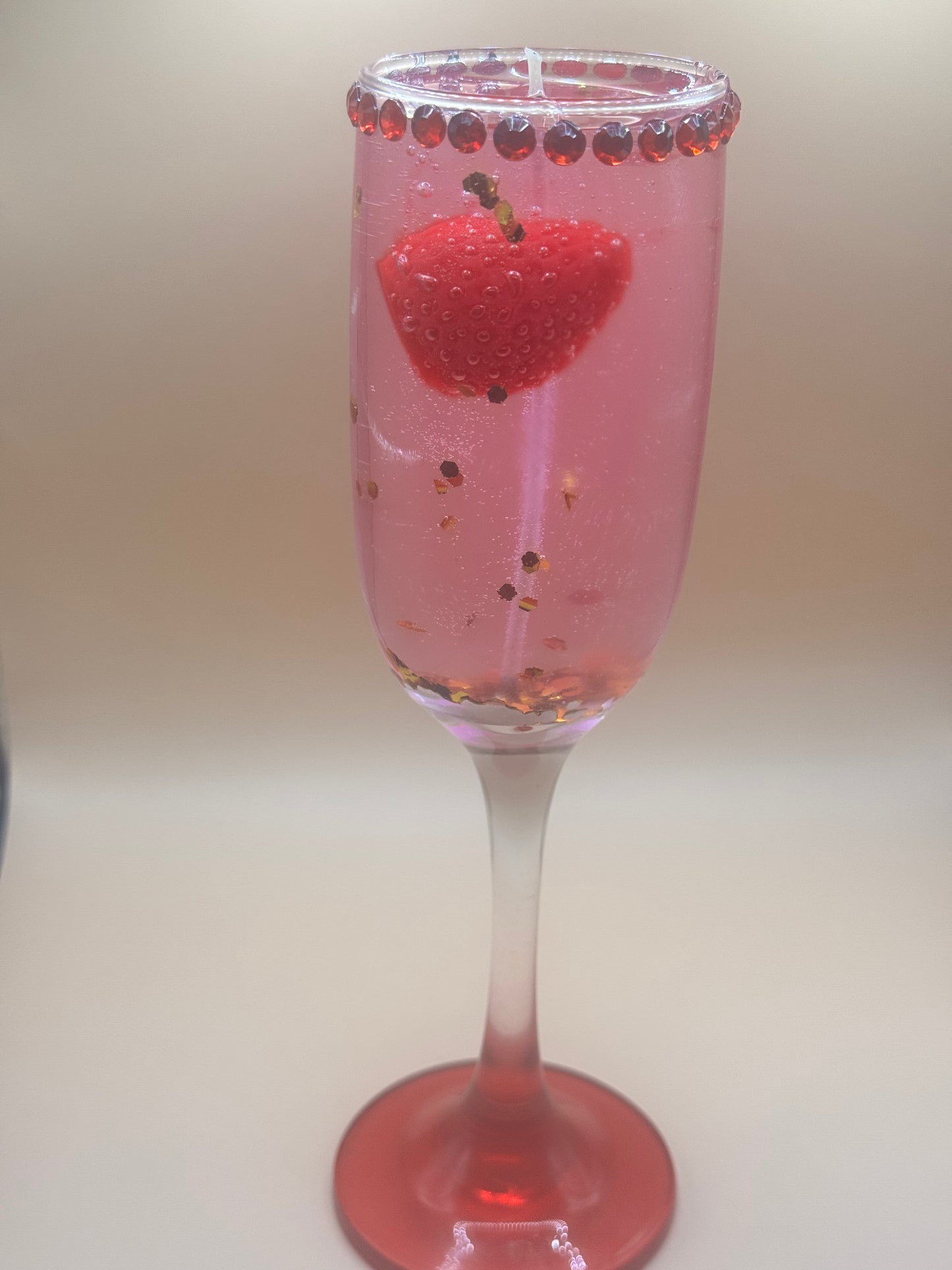 Champagne Candle