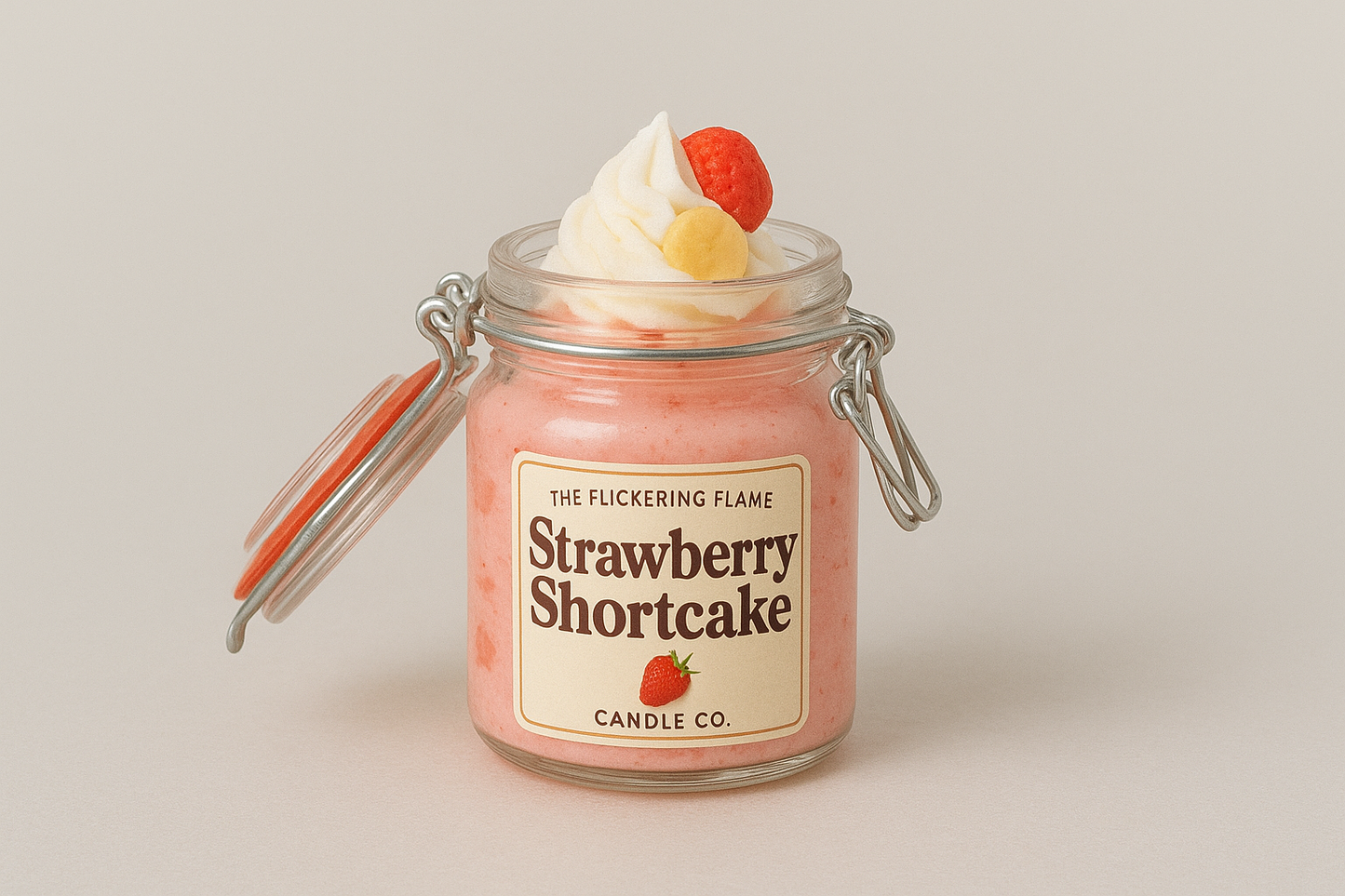 Strawberry Shortcake Candle