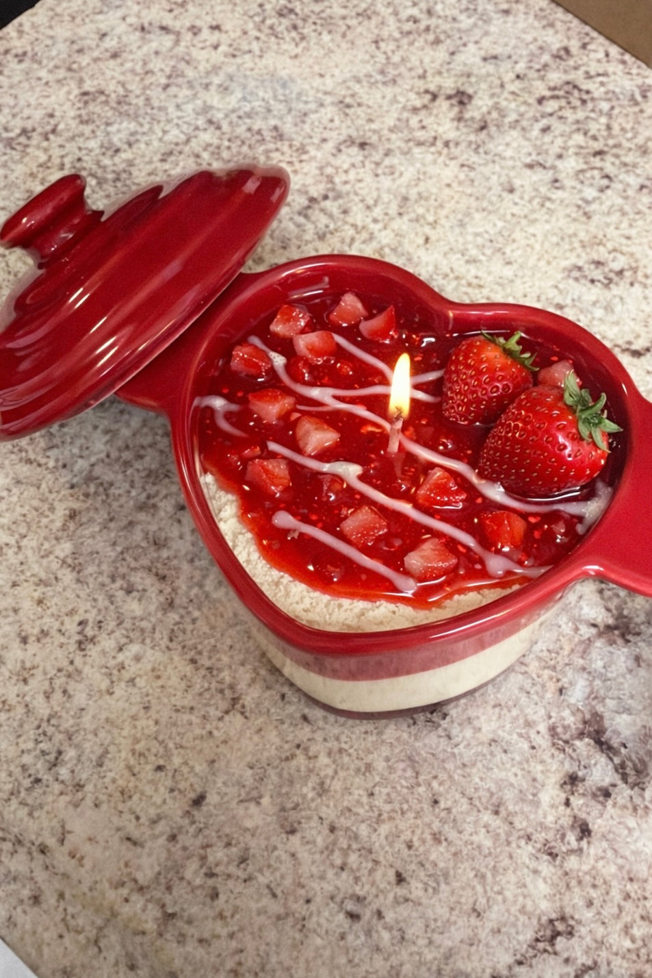 Strawberry Shortcake Candle